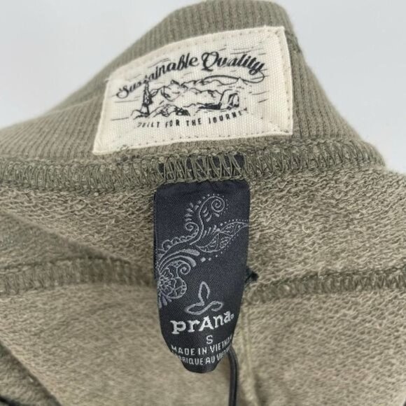 NWT prAna Women's Cozy Up Ankle Pant Jogger Sweatpants Sage Camo Size Small - Picture 9 of 11